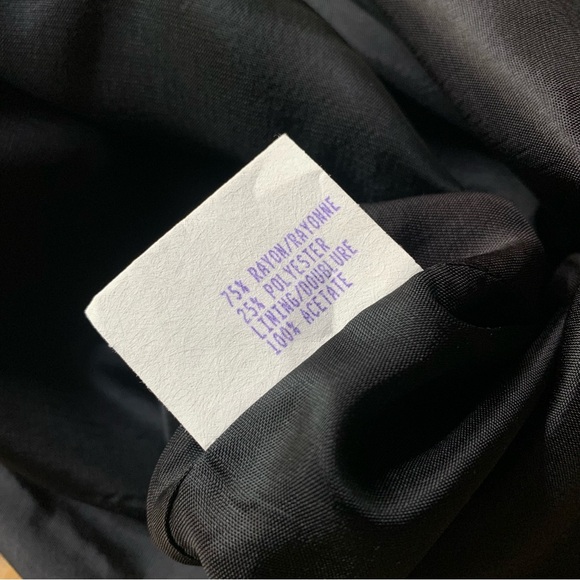 Vintage 80s Pierre Cardin Sheath Dress Black - Picture 6 of 8